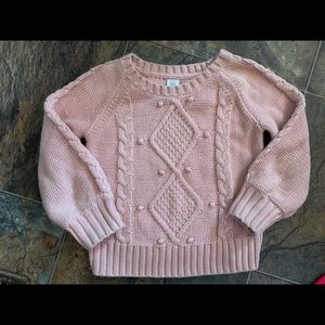 Cable knit sweater